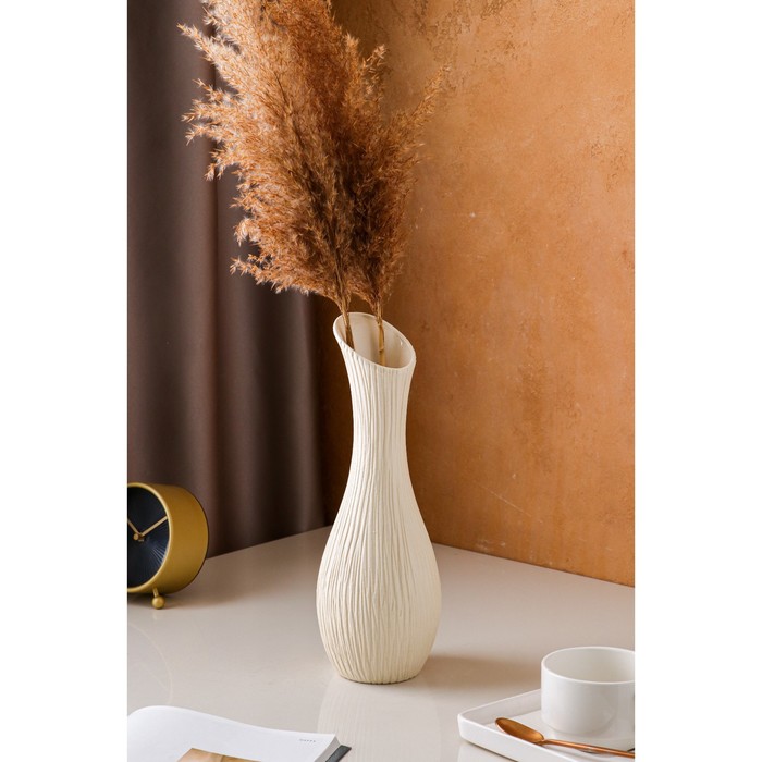 Ваза керамическая "Лиза", настольная, белая, 32 см
Ваза керамическая "Лиза", настольная, белая, 32 см