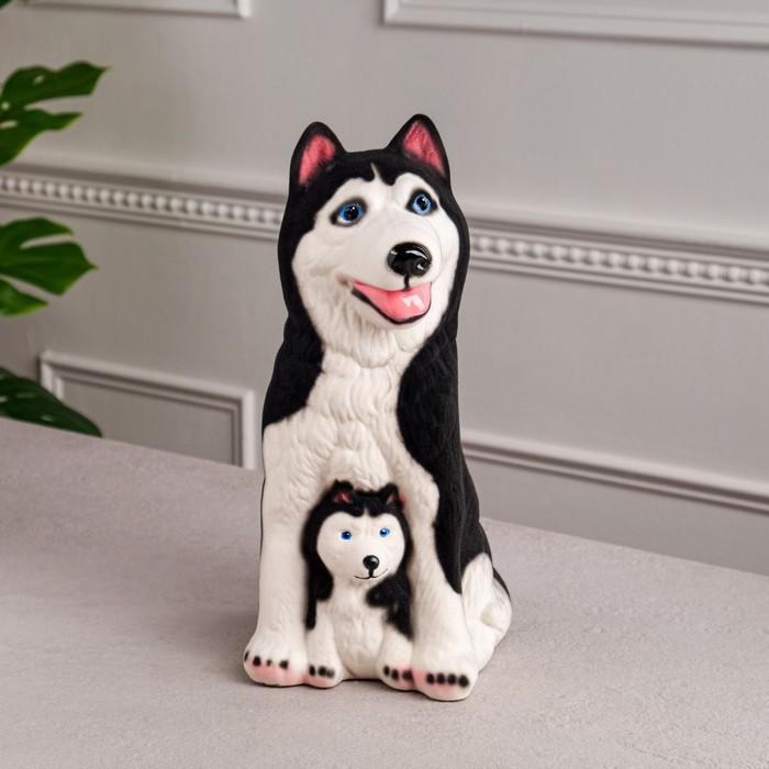 Копилка "Семья хаски", флок, чёрный цвет, 34 см
Копилка "Семья хаски", флок, чёрный цвет, 34 см