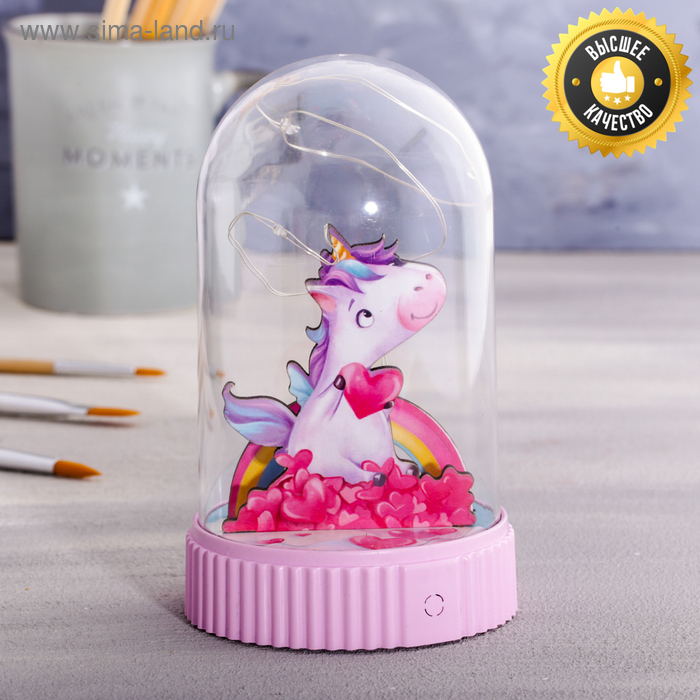 Светильник с фигурками «Единорог», 14.5 х 9 см
Светильник с фигурками «Единорог», 14.5 х 9 см