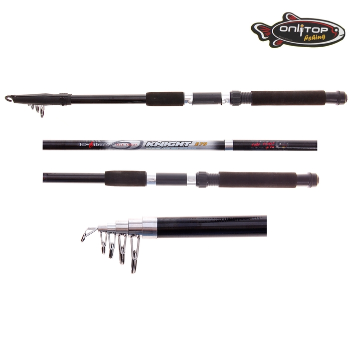 Спиннинг телескопический Knight, длина 2,7 м (30-60 г), вес 280 г
Спиннинг телескопический Knight, длина 2,7 м (30-60 г), вес 280 г