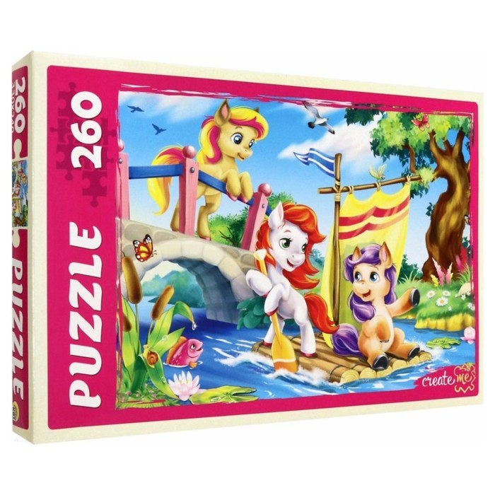 Пазл «Милые пони», 260 элементов
Пазл «Милые пони», 260 элементов