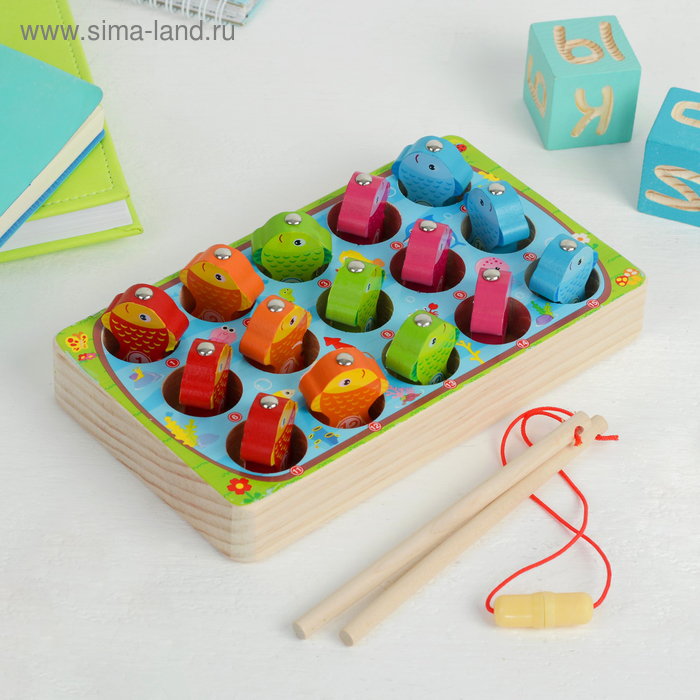 Рыбалка объемная «Цветные рыбки» 
Рыбалка объемная «Цветные рыбки»