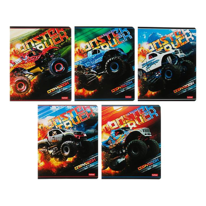 Тетрадь 24 листа в клетку MonsterTruck, обложка мелованный картон, блок офсет, МИКС
Тетрадь 24 листа в клетку MonsterTruck, обложка мелованный картон, блок офсет, МИКС