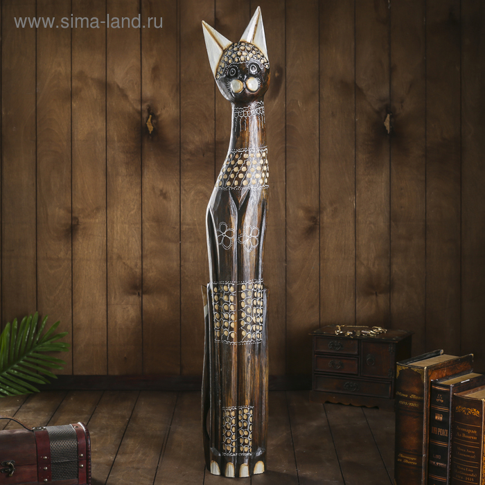 Сувенир дерево "Кошка с пятнышками и цветочками" 7,5х15х100 см
Сувенир дерево "Кошка с пятнышками и цветочками" 7,5х15х100 см