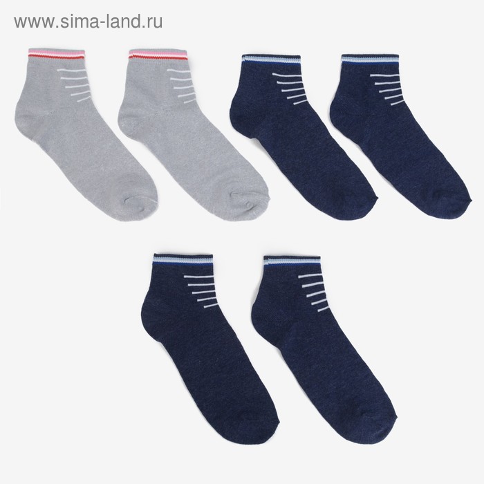 Набор носков женских (3 пары), р-р 23-25
Набор носков женских (3 пары), р-р 23-25