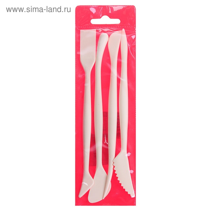 Набор пластиковых стеков для лепки GLOBUS, большой, 4 штуки, профессиональные
Набор пластиковых стеков для лепки GLOBUS, большой, 4 штуки, профессиональные