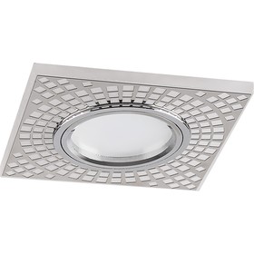 Светильник с LED подсветкой CD952, 15LED*2835SMD 4000K, MR16, 50W, G5.3, цвет белый матовый, хром, d
Светильник с LED подсветкой CD952, 15LED*2835SMD 4000K, MR16, 50W, G5.3, цвет белый матовый, хром, d