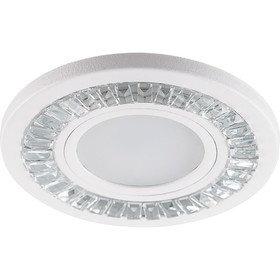 Светильник с LED подсветкой CD958, 15LED*2835SMD 4000K, MR16, 50W, G5.3, цвет прозрачный, белый, d=6
Светильник с LED подсветкой CD958, 15LED*2835SMD 4000K, MR16, 50W, G5.3, цвет прозрачный, белый, d=6