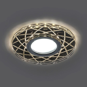 Светильник с LED подсветкой CD983, 15LED*2835SMD 4000K, MR16, 50W, G5.3, цвет прозрачный, хром, d=60
Светильник с LED подсветкой CD983, 15LED*2835SMD 4000K, MR16, 50W, G5.3, цвет прозрачный, хром, d=60