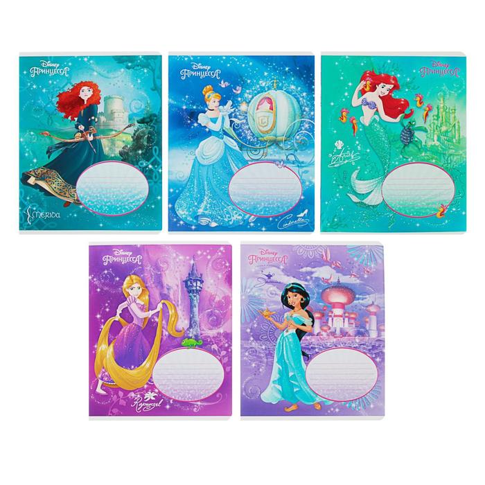 Тетрадь 12 листов в клетку «Принцессы DISNEY», обложка мелованный картон, глиттер, МИКС
Тетрадь 12 листов в клетку «Принцессы DISNEY», обложка мелованный картон, глиттер, МИКС