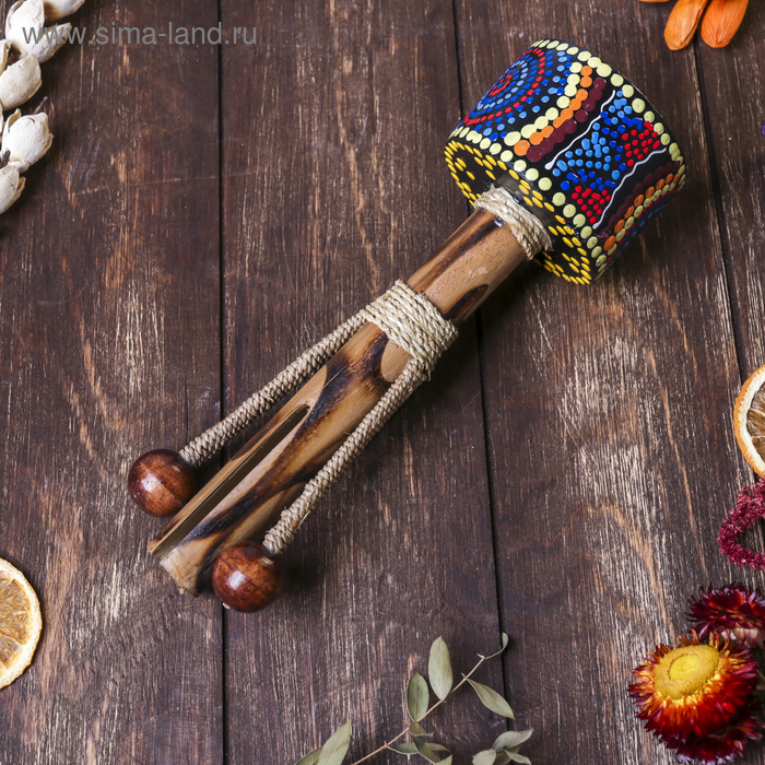 Музыкальный инструмент "Маракас и трещотка" 7,5x7,5x25 см
Музыкальный инструмент "Маракас и трещотка" 7,5x7,5x25 см