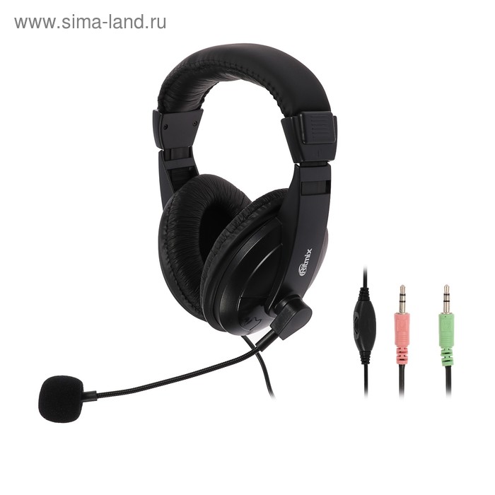 Наушники Ritmix RH-524M, компьютерные, микрофон, 105 дБ, 32 Ом, 3.5 мм, 2 м, чёрные
Наушники Ritmix RH-524M, компьютерные, микрофон, 105 дБ, 32 Ом, 3.5 мм, 2 м, чёрные