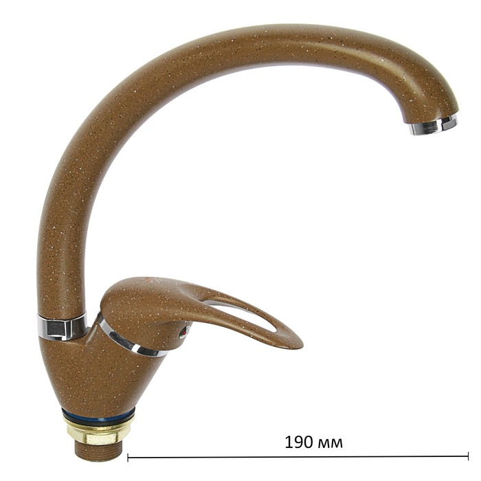 Смеситель для кухни RMS SL135BW-011F, однорычажный, высокий излив, на гайке, коричневый
Смеситель для кухни RMS SL135BW-011F, однорычажный, высокий излив, на гайке, коричневый