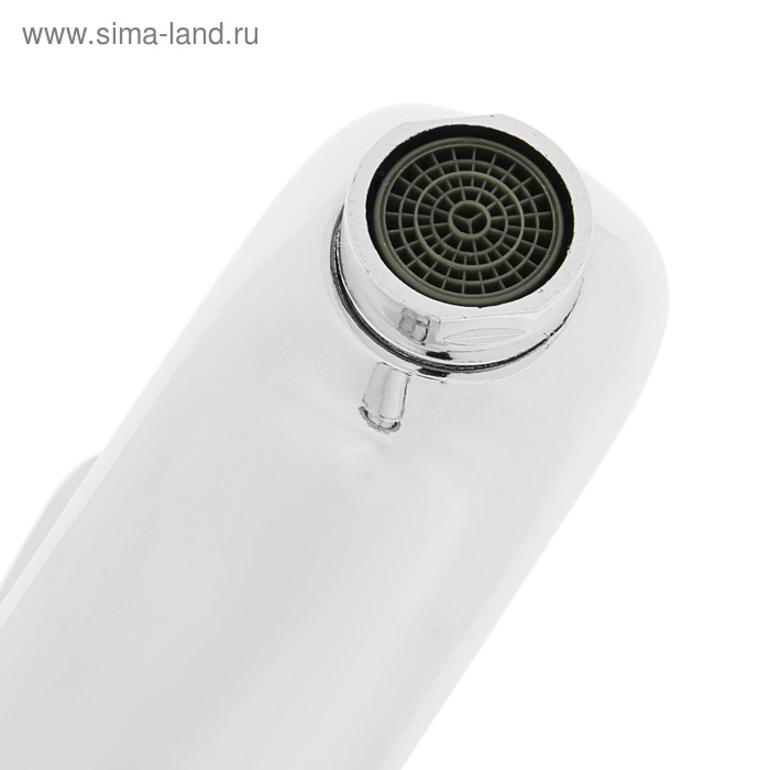 фото Смеситель для раковины rms sl133-001f, однорычажный, короткий излив, на гайке, хром ростовская мануфактура сантехники