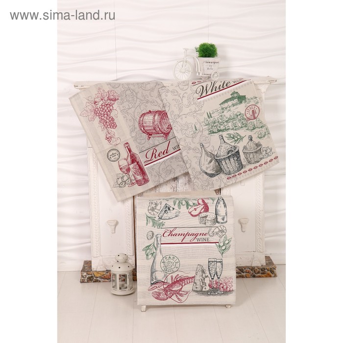 Полотенце рогожка DomoVita Сомелье МИКС 45х60 см
Полотенце рогожка DomoVita Сомелье МИКС 45х60 см