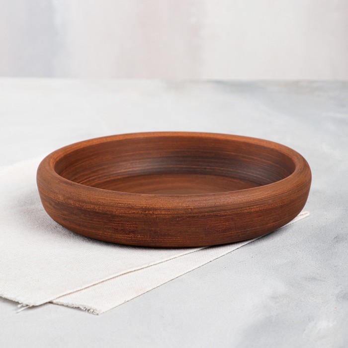 Сковорода для запекания "Кеци", гладкая, красная глина, 18 см, 0.5 л
Сковорода для запекания "Кеци", гладкая, красная глина, 18 см, 0.5 л