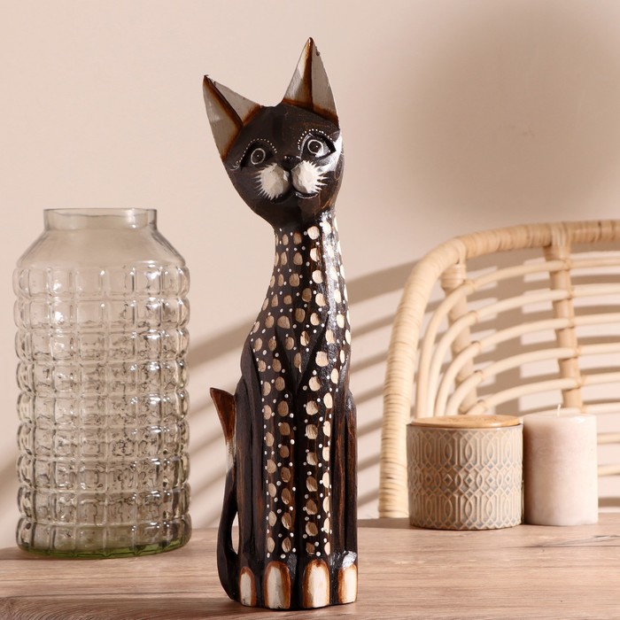 Сувенир дерево "Кошка пятнистая" 5,5х11х40 см
Сувенир дерево "Кошка пятнистая" 5,5х11х40 см