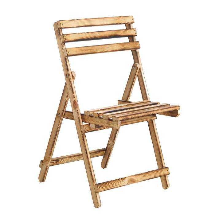 Стул складной, 50×60×85см, из хвои, обожженый лакированный
Стул складной, 50×60×85см, из хвои, обожженый лакированный