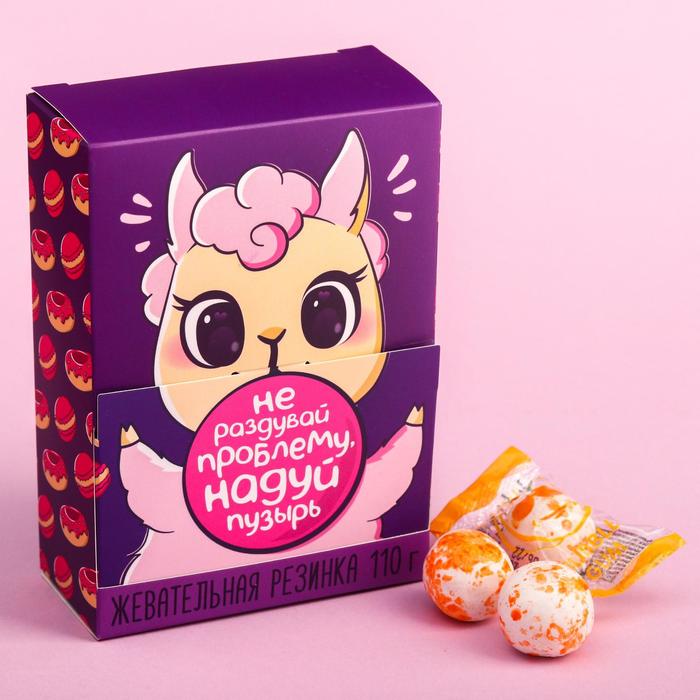 Жевательная резинка «Не раздувай проблему»: со вкусом персика, 110 г.
Жевательная резинка «Не раздувай проблему»: со вкусом персика, 110 г.