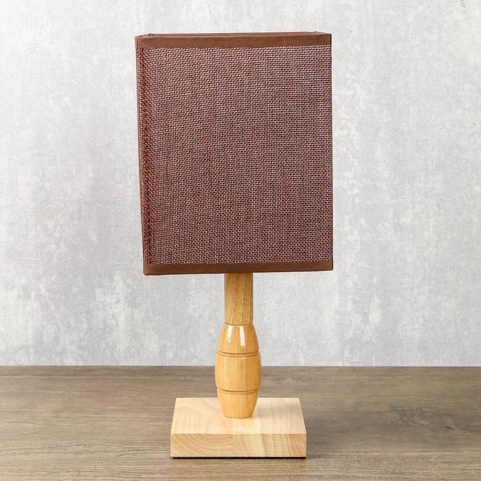 Настольная лампа "Ариадна", 1х40Вт Е27, цвет коричневый 
Настольная лампа "Ариадна", 1х40Вт Е27, цвет коричневый