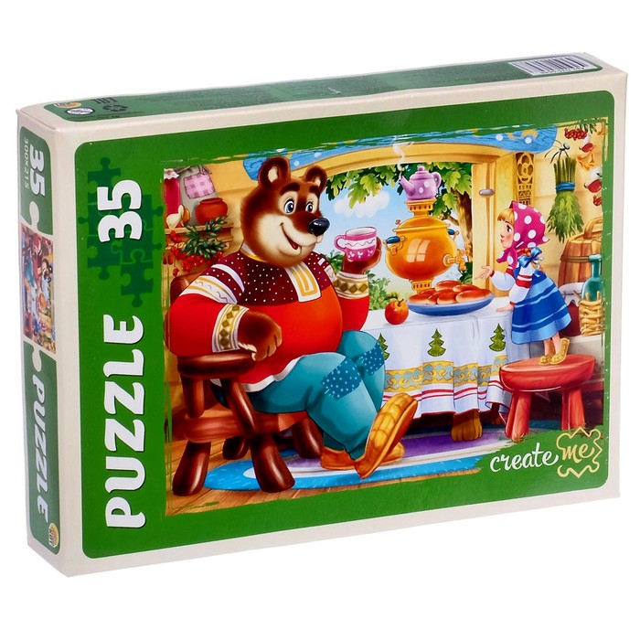 Пазл «Машенька и медведь», 35 элементов
Пазл «Машенька и медведь», 35 элементов