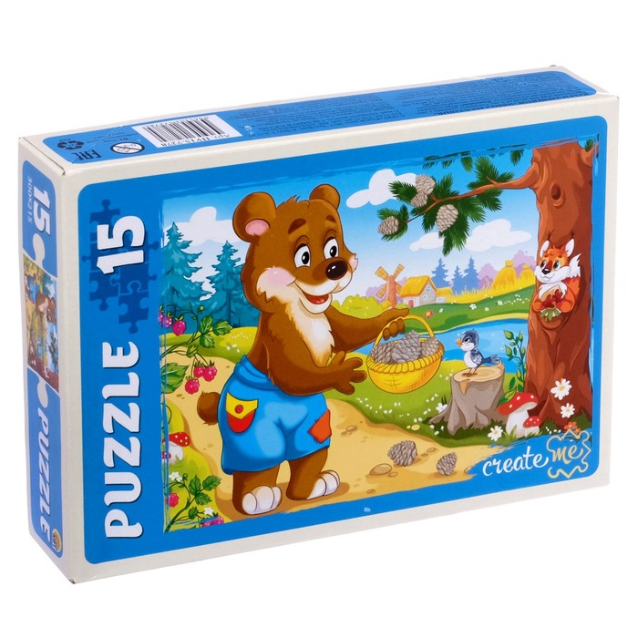 Макси-пазл, 15 элементов, МИКС
Макси-пазл, 15 элементов, МИКС