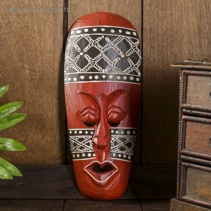 Маска настенная дерево "Абориген розовый с геометрическим узором" 2х10х25 см
Маска настенная дерево "Абориген розовый с геометрическим узором" 2х10х25 см