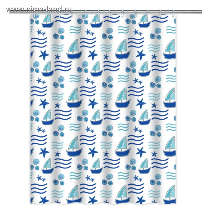 Шторка для ванной 180 х 180 см, полиэстер
Шторка для ванной 180 х 180 см, полиэстер