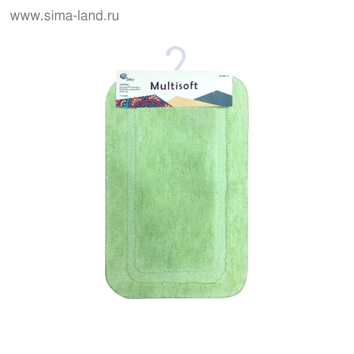Коврик для ванной Multisoft, 50 х 80 см, ворс 20 мм, цвет зелёный
Коврик для ванной Multisoft, 50 х 80 см, ворс 20 мм, цвет зелёный