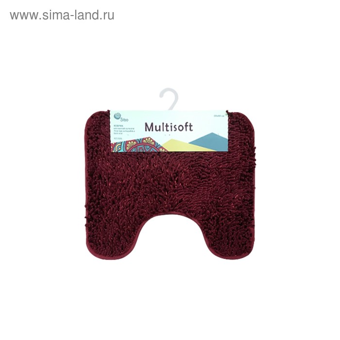 Коврик для туалета Multisoft, 50 х 60 см, цвет бордо
Коврик для туалета Multisoft, 50 х 60 см, цвет бордо