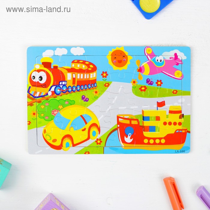 Пазл малый «Транспорт»
Пазл малый «Транспорт»