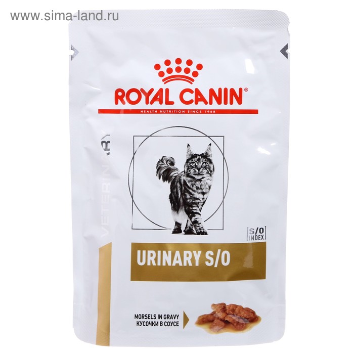 Влажный корм RC Urinary S/O для кошек, кусочки в соусе, пауч 85 г
Влажный корм RC Urinary S/O для кошек, кусочки в соусе, пауч 85 г