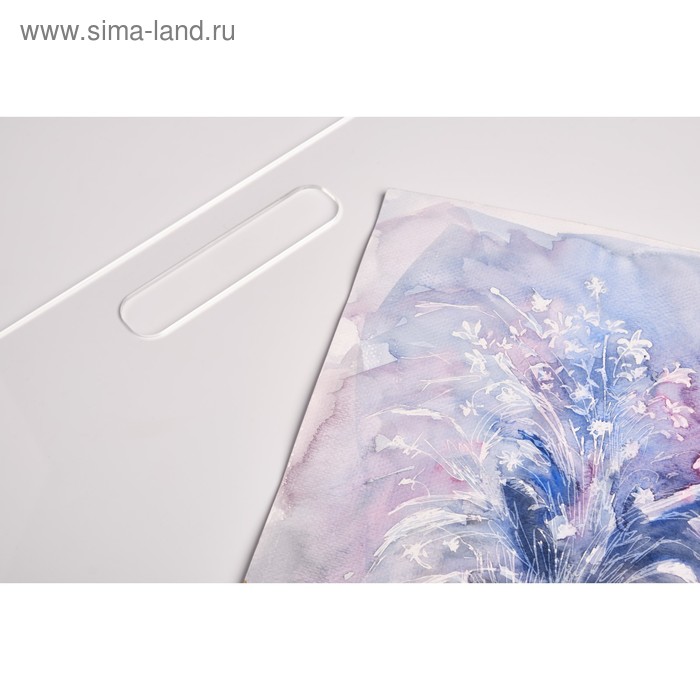 Планшет для пленэра, оргстекло, 40x50 см под А3, толщина 3 мм, с ручкой 
Планшет для пленэра, оргстекло, 40x50 см под А3, толщина 3 мм, с ручкой