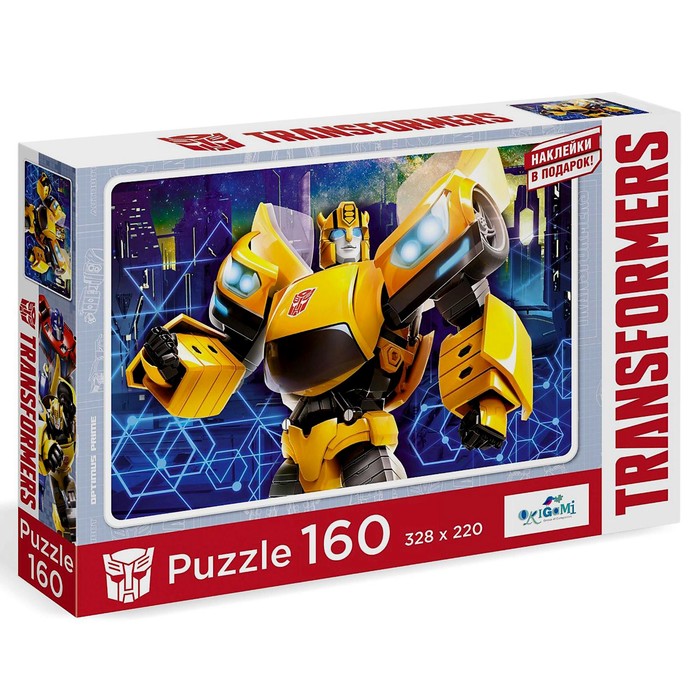 Пазл «Трансформеры. Герой» с наклейками, 160 элементов
Пазл «Трансформеры. Герой» с наклейками, 160 элементов