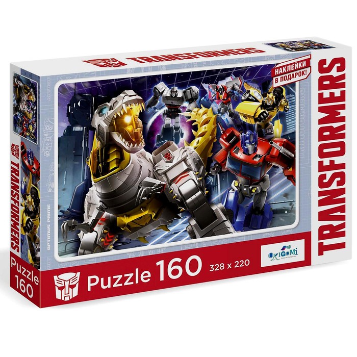 Пазл «Трансформеры. Битва» с наклейками, 160 элементов
Пазл «Трансформеры. Битва» с наклейками, 160 элементов