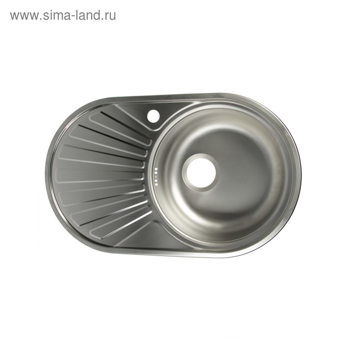 Мойка кухонная "Владикс", врезная, с сифоном, 74х45 см, правая, нержавеющая сталь 0.6 мм
Мойка кухонная "Владикс", врезная, с сифоном, 74х45 см, правая, нержавеющая сталь 0.6 мм