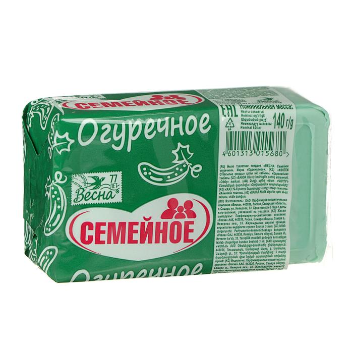 Мыло Семейное «Огуречное», 140 г 
Мыло Семейное «Огуречное», 140 г