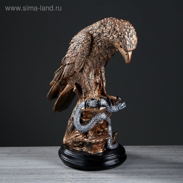 Статуэтка "Орёл со змеёй", бронзовая, гипс, 43 см
Статуэтка "Орёл со змеёй", бронзовая, гипс, 43 см