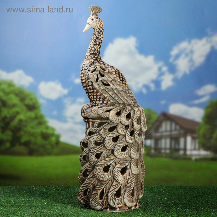 Садовая фигура-светильник "Павлин", шамот, 75 см, без элемента подсветки
Садовая фигура-светильник "Павлин", шамот, 75 см, без элемента подсветки