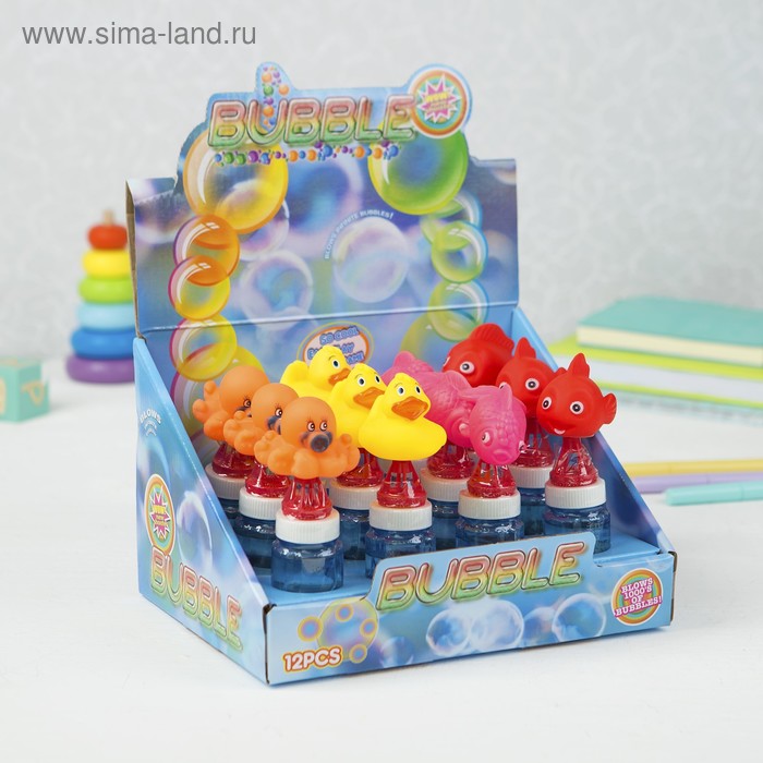 Мини генератор мыльных пузырей «Водные обитатели» 50 мл
Мини генератор мыльных пузырей «Водные обитатели» 50 мл