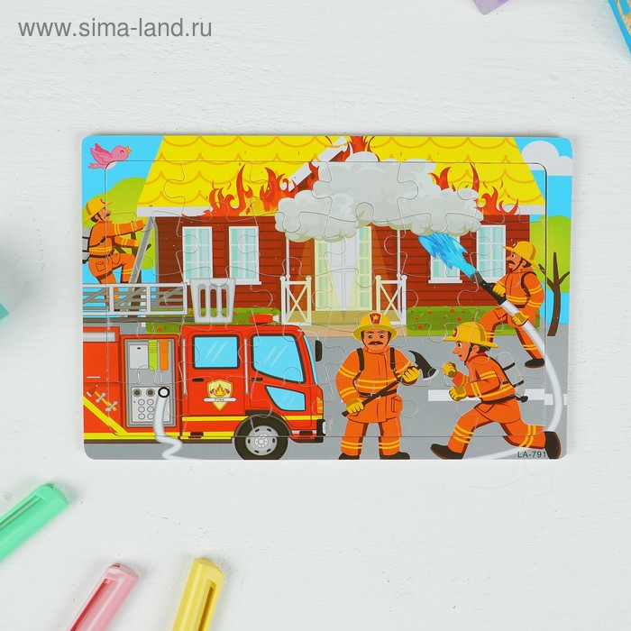 Пазл малый «Пожарные»
Пазл малый «Пожарные»