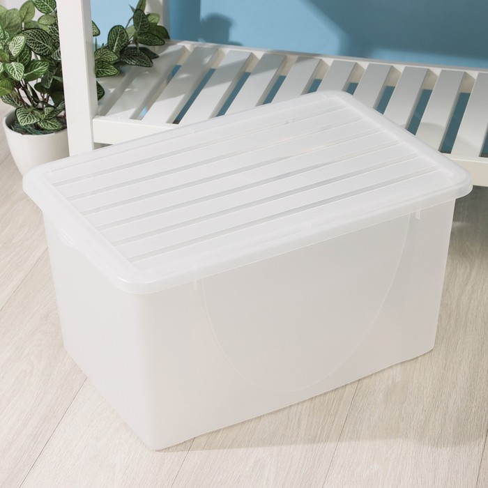 Контейнер для хранения с крышкой, 40 л, 56×37,5×30 см, цвет МИКС
Контейнер для хранения с крышкой, 40 л, 56×37,5×30 см, цвет МИКС