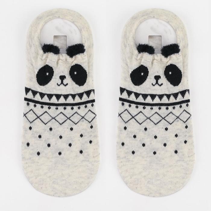 Носки-невидимки женские «Пандочка» цвет белый, размер 23-25 (36-40)
Носки-невидимки женские «Пандочка» цвет белый, размер 23-25 (36-40)