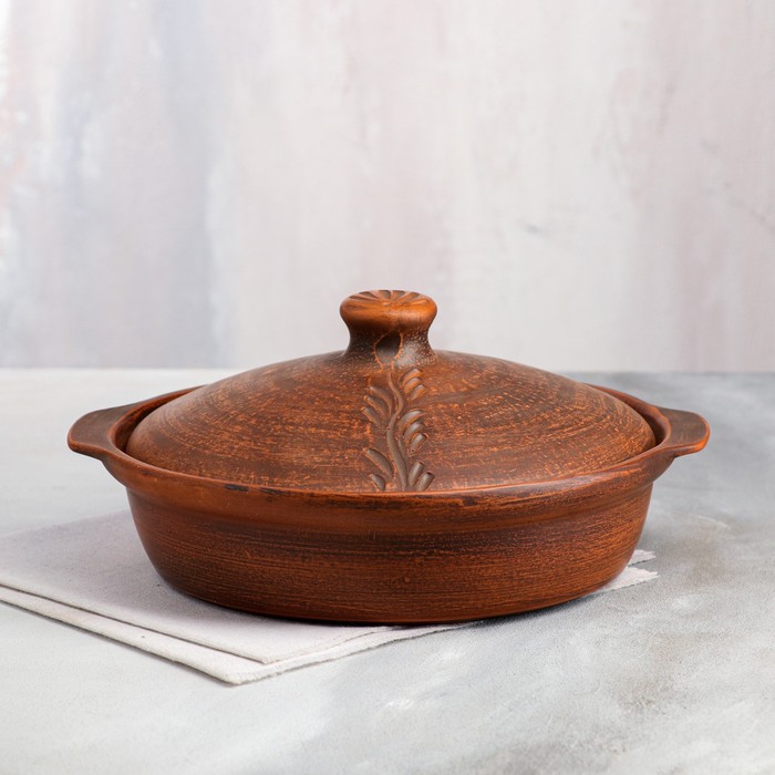 Сковорода "Деревенская", гладкая, с ручками, красная глина, 27 см, 1.5 л
Сковорода "Деревенская", гладкая, с ручками, красная глина, 27 см, 1.5 л