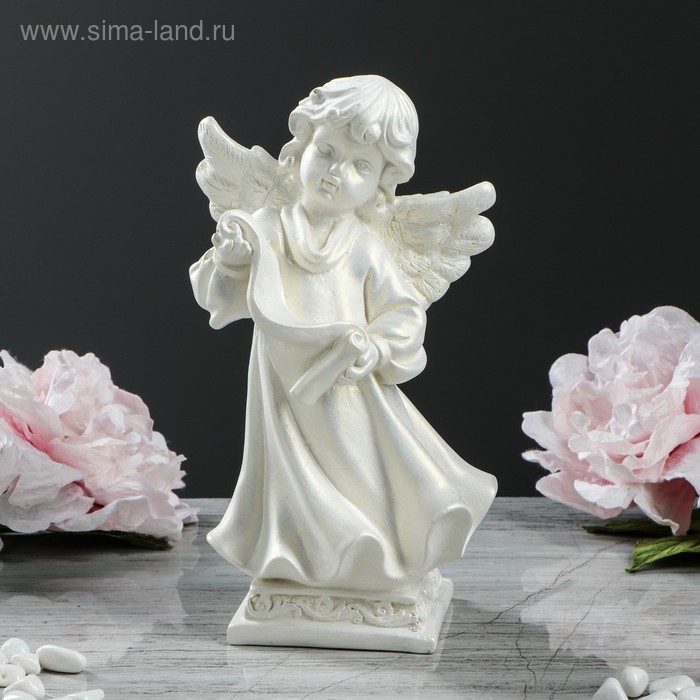 Статуэтка "Ангел Пергамент", перламутровый цвет, 24 см
Статуэтка "Ангел Пергамент", перламутровый цвет, 24 см