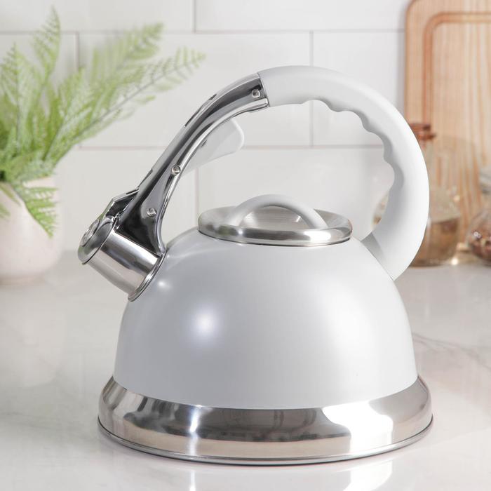 фото Чайник со свистком «пуэрто», 3 л, индукция, цвет микс