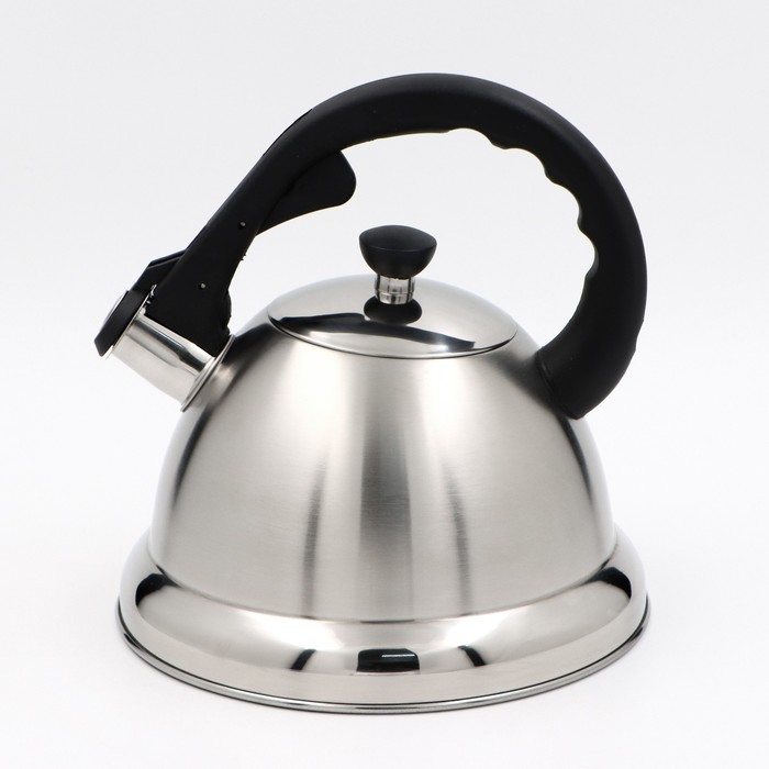 Чайник со свистком «Сильвер», 3 л, капсульное дно, индукция 
Чайник со свистком «Сильвер», 3 л, капсульное дно, индукция