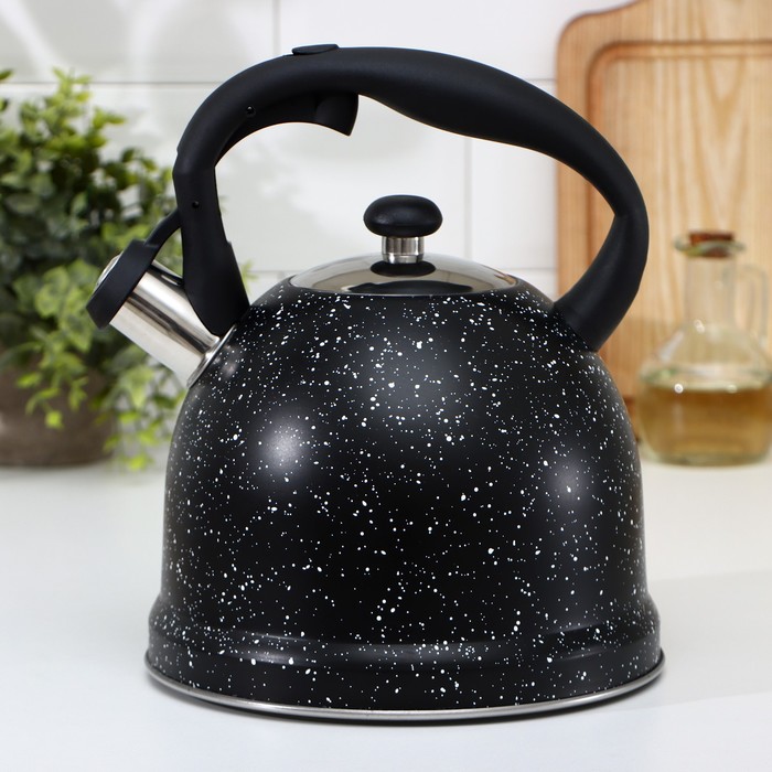 Чайник со свистком «Блэк», 3 л, капсулированное дно, индукция, цвет МИКС
Чайник со свистком «Блэк», 3 л, капсулированное дно, индукция, цвет МИКС