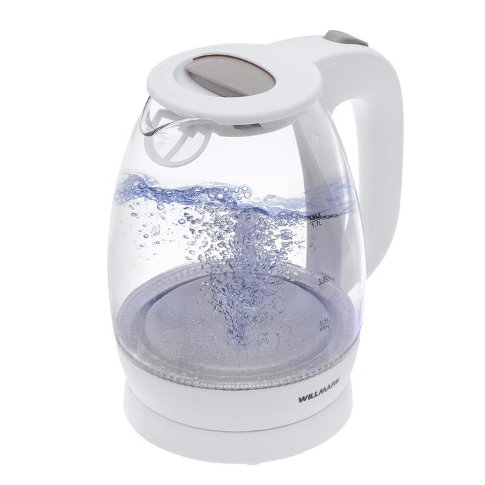 Чайник электрический WILLMARK WEK-1705GW, стекло, 1.7 л, 2200 Вт, белый
Чайник электрический WILLMARK WEK-1705GW, стекло, 1.7 л, 2200 Вт, белый