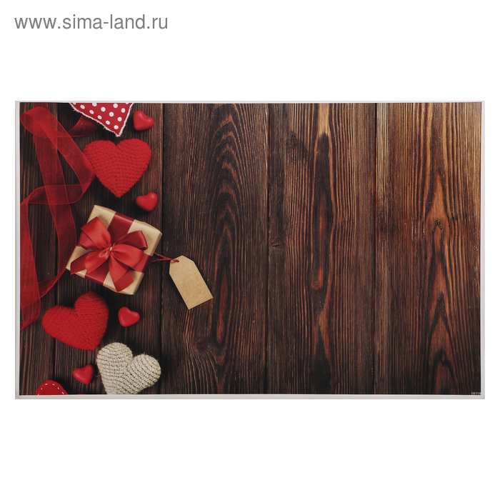 Фотофон винил "Вязаные сердца, подарок и коричневые доски" 80х125 см
Фотофон винил "Вязаные сердца, подарок и коричневые доски" 80х125 см